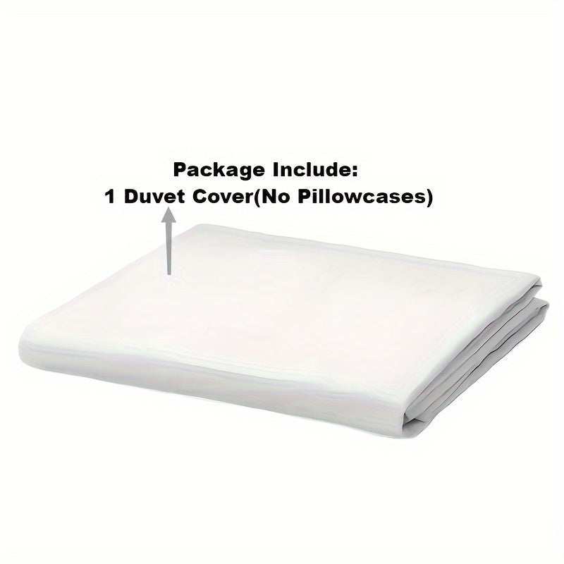 Single Soft Solid Color Duvet Cover  Bedroom Essential